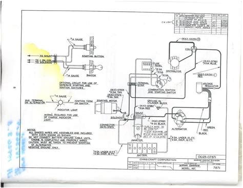chris craft wiring diagram electrical system 